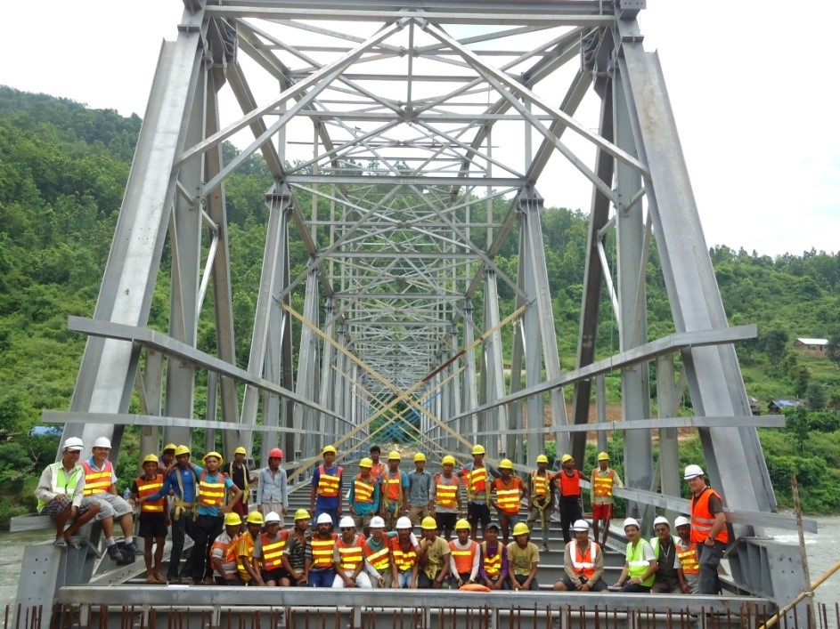 Steel structure fabrication by Sugam Structural Engineering